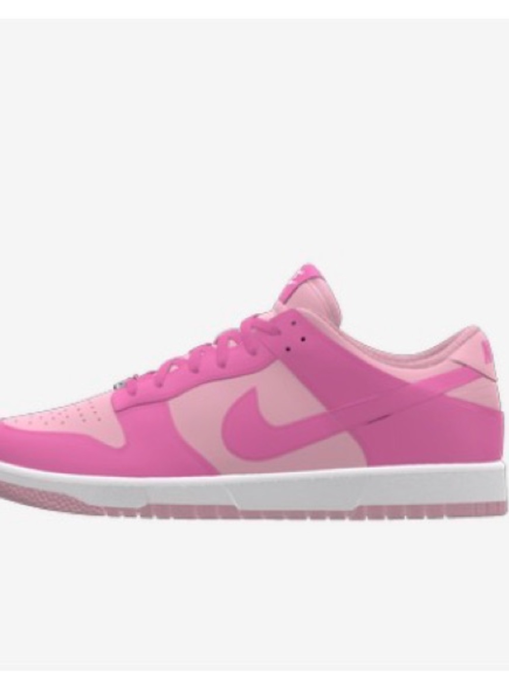Nike Dunks (custom) Sneaker - Bright Pink